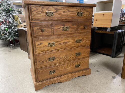 Traditional 5-Drawer Highboy Dresser
