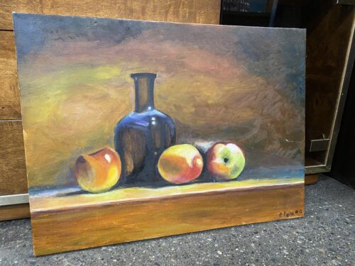 Oil on Canvas Still Life by P. Eyre