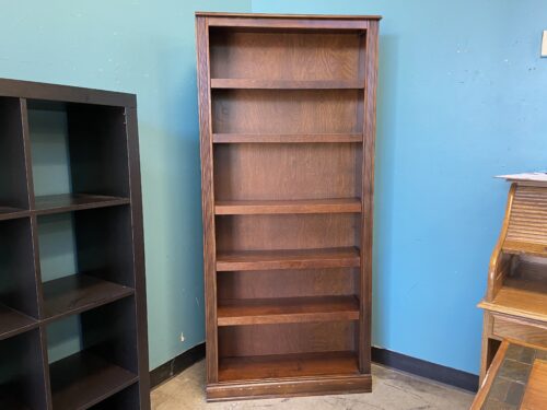 ASHLEY Dark Mahogany 6 Shelf Bookcase