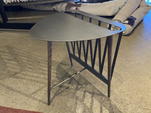 FOUR HANDS Harrel All-Metal Side Table w/ Magazine Storage