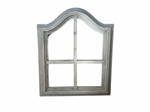 NEW! POTTERY BARN Bordeaux 4-Panel Grey Washed Mirror