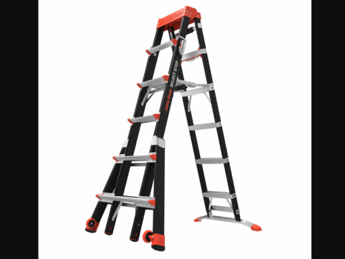 NEW! LITTLE GIANT Select Step 6'-10' Fiberglass Stepladder Model #ANSI