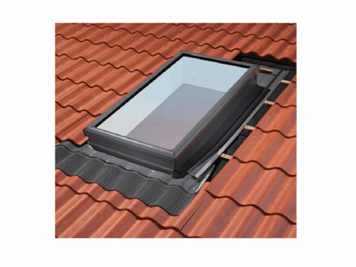 VELUX 2270 Curb Mount Tile Roof Curb Mount Skylight Fashing Kit