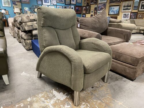 Forest Green Chenille Manual Recliner