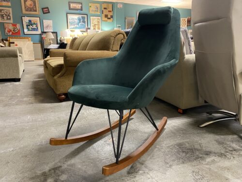 ASHCRAFT IMPORTS Modern Forest Green Rocker