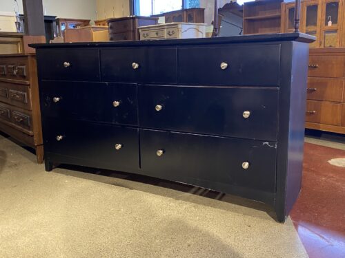 Blackest Doublewide 7-Drawer Dresser