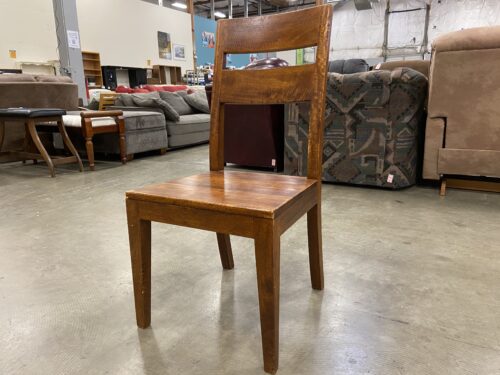 CRATE & BARREL Basque Honey Wood Dining Chair