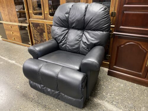 Black Rocking Manual Reclining Armchair