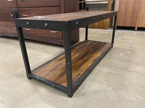 COST PLUS Industrial Style Wooden TV Stand