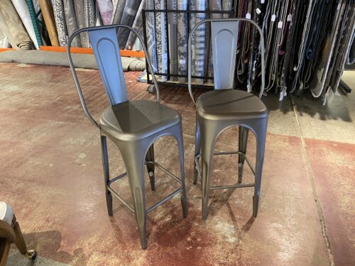 RH Remy Metal Bar Stools (Set of 2)