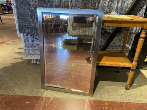 Silver Framed Mirror Horizontal or Vertical