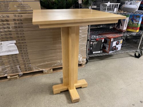 Blonde Square Counter Table