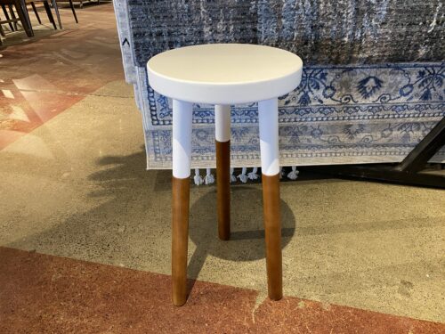 Reverse Dipped Wood Plant Stool