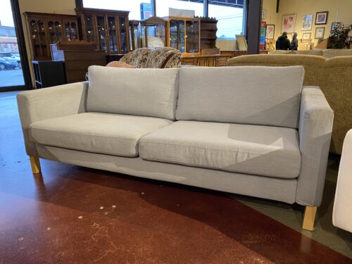 IKEA Karlstad Grey Slipcover Sofa