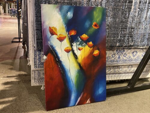 Vibrant Abstract Floral Art