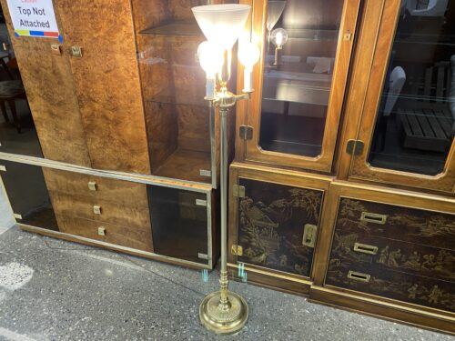STIFFEL Brass 4-Bulb Floor Lamp