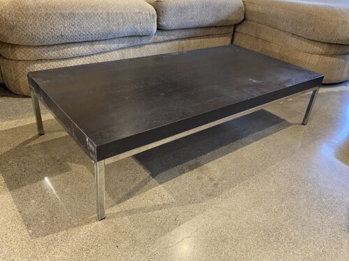 Low Minimal Rectangular Coffee Table