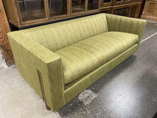 BRIGHT CHAIR CO. Mossy Green Custom Upholstered Sofa