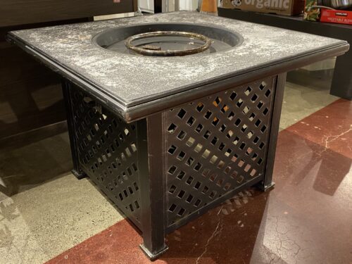 Square Gas Outdoor Fire Table