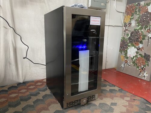 VINOTEMP Outdoor Lockable Beverage Cooler Model #VTOUTDR15GD