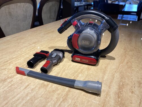 BLACK + DECKER Dustbuster Flexi Car Vacuum with Charger and Attachments