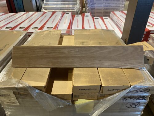 NEW! ARMSTRONG FLOORING ProMark Honeycomb 6 in. W x 36 in. L Waterproof Glue Down Vinyl Plank Flooring