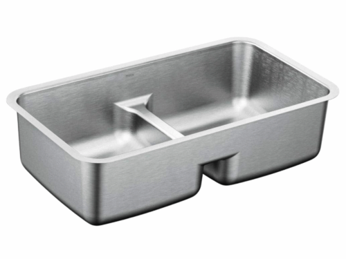 NEW! MOEN Stainless Steel Double Sink Model # G18252