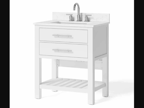 NEW! Clearpebble 30 inch Vanity-White WF30GVB (Auburn)