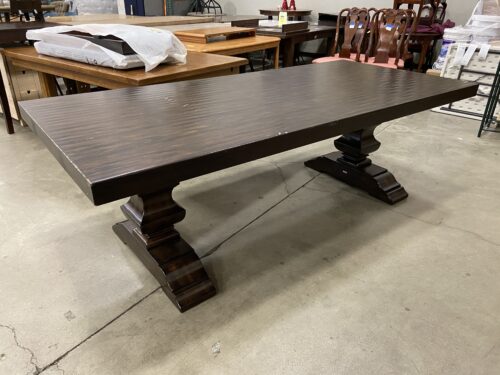 WILLIAMS SONOMA Banks Extendable Dining Table in Alfresco Brown