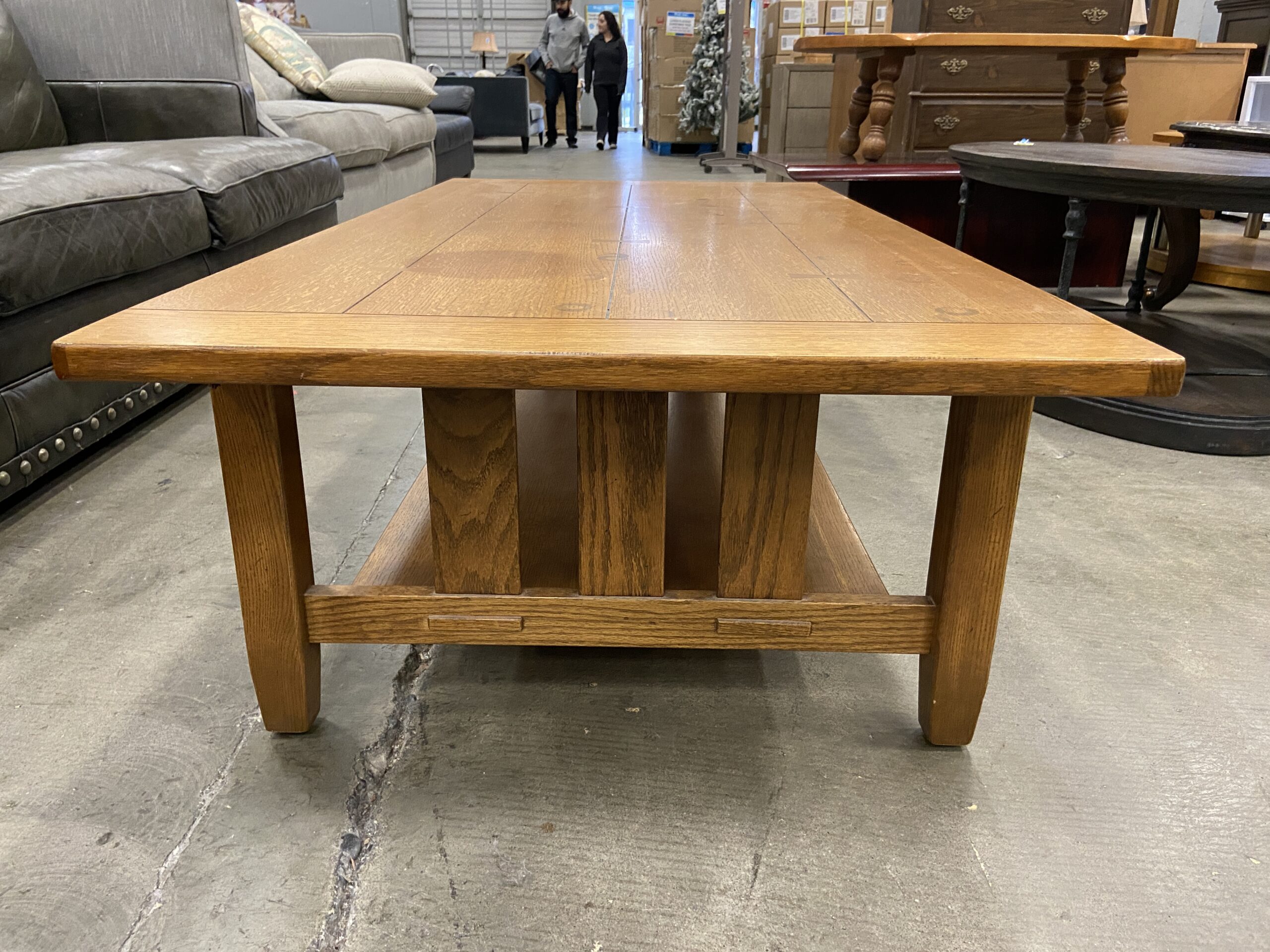 LANE ALTAVISTA Mission Style Wooden 2 Tier Coffee Table | Habitat