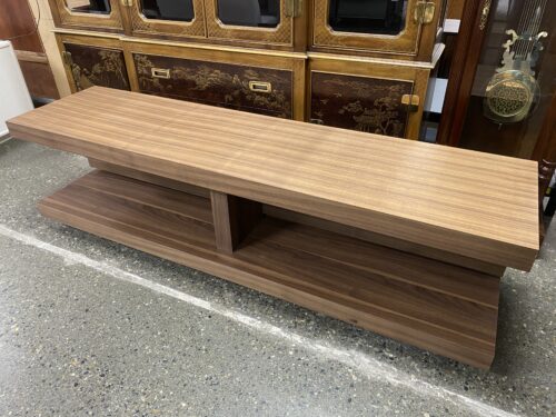 Light Brown Scandinavian Style Long Media Stand