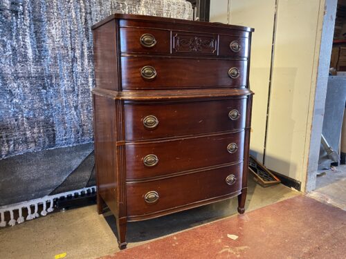 DREXEL Dark Brown Wood Solids 5-Drawer Dresser