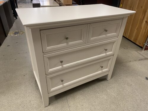 Petite White 3-Drawer Dresser