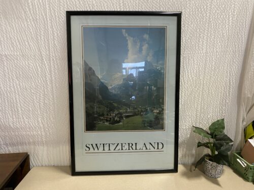 Framed Switzerland Travel Poster