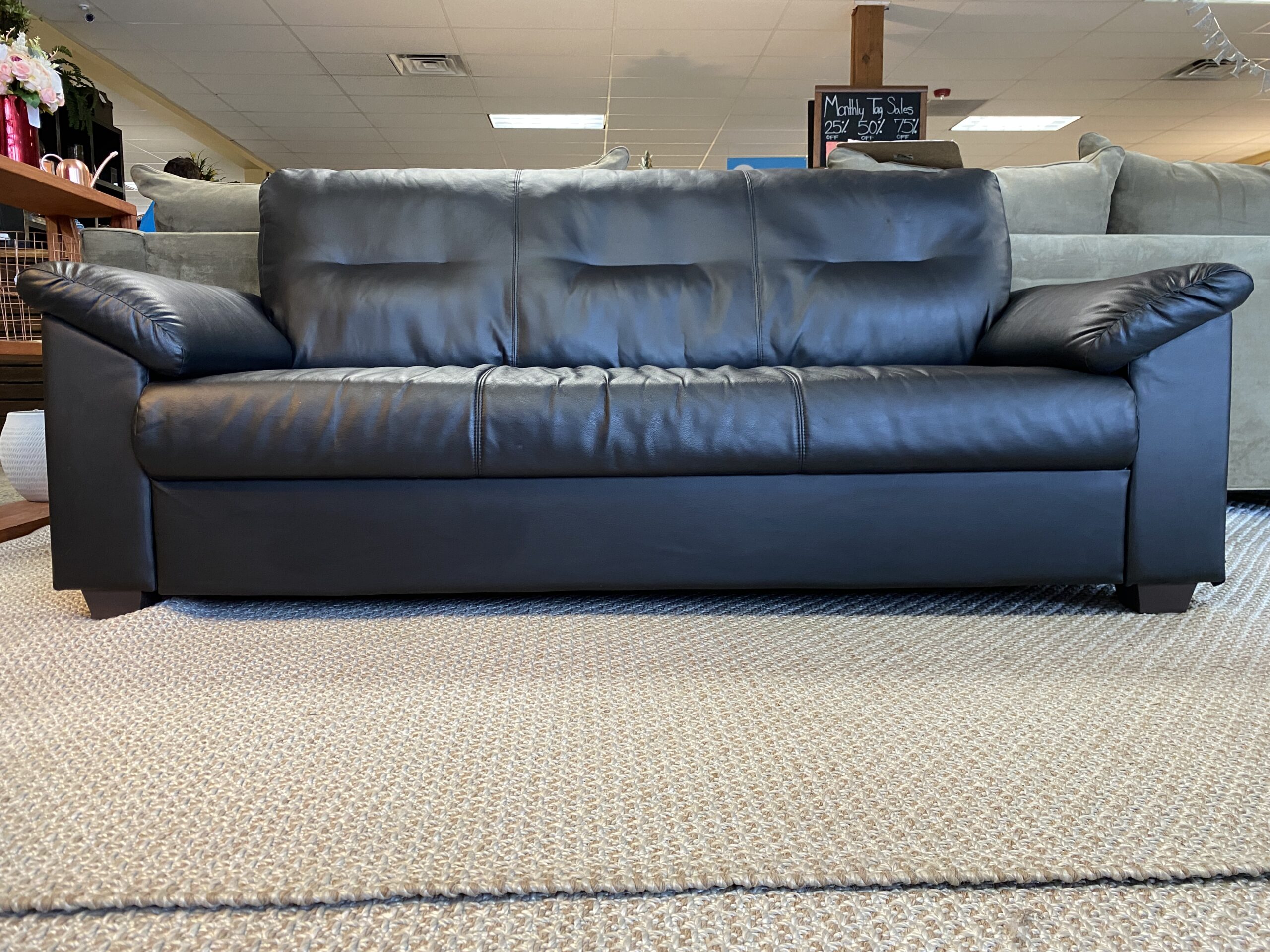 IKEA Knislinge Black Wide Arm Sofa | Habitat Stores Seattle-King