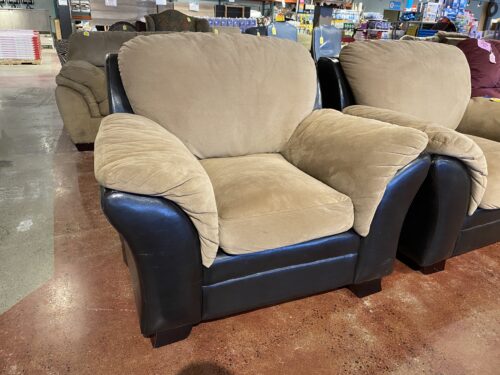 EMERALD HOME Two Tone Accent Armchair