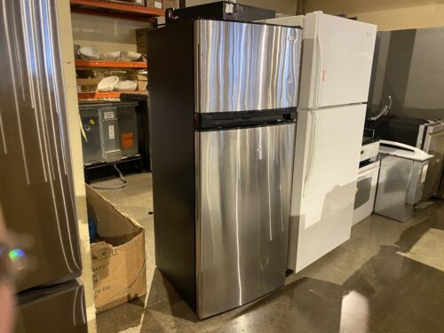 HAIER 9.8 Cu. Ft. Refrigerator in Stainless Steel Model #HA10TG20SS