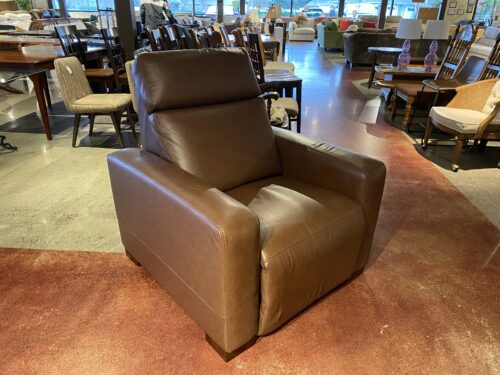 NEW! LA-Z-BOY Acadia Power Reclining Chair in Brown Sugar Leather