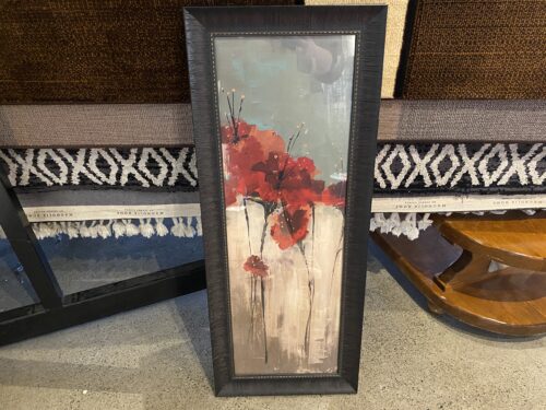 "From Scarlett's Garden II" Framed Art Print by Luis Solis