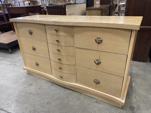 HARMONY HOUSE Blonde Breakfront Triple Dresser