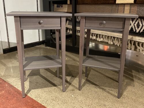 IKEA Neutral Grey Hemnes Nightstand Set
