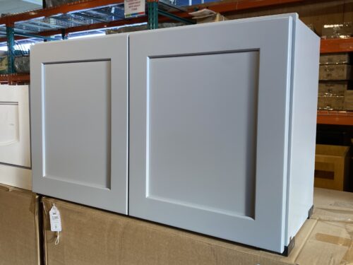 NEW! 30" Whisper Grey Shaker Style Wall Cabinet