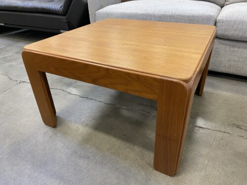 Danish Modern Square Teak Coffee Table