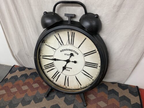 Rustic Weathered Metal Wall Clock