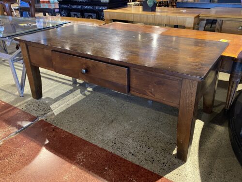 Stout & Sturdy Single Drawer Coffee Table