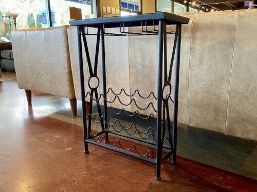 Petite All-Metal O-Ring Strap Wine Rack