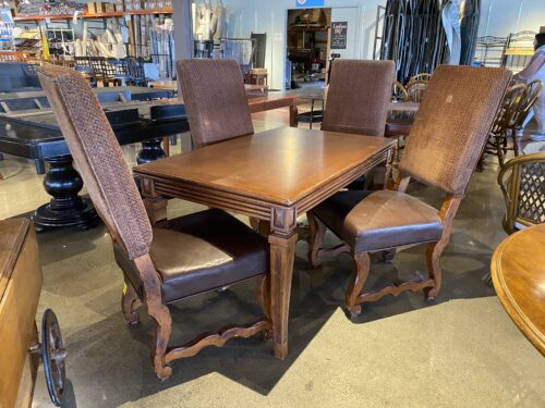 High-Back 4-Seater Dining Set