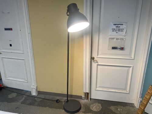 IKEA Hektar Industrial Grey Floor Lamp