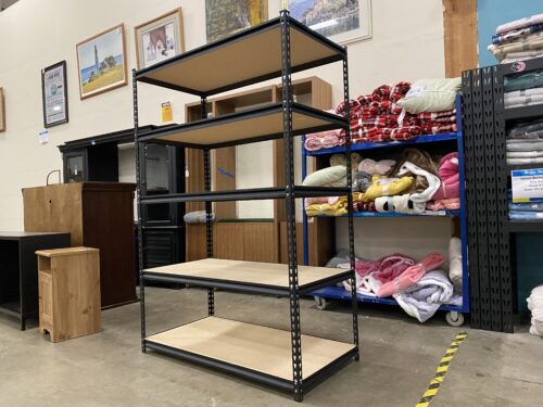 5 Shelf Heavy Duty Adjustable Metal Garage Storage Shelving Unit