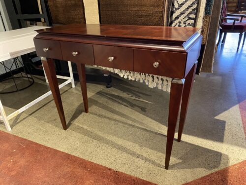 BOMBAY Cherry Wood Two Drawer Console Table